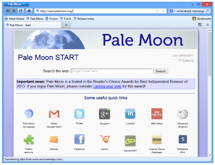 Pale Moon Download Latest Version